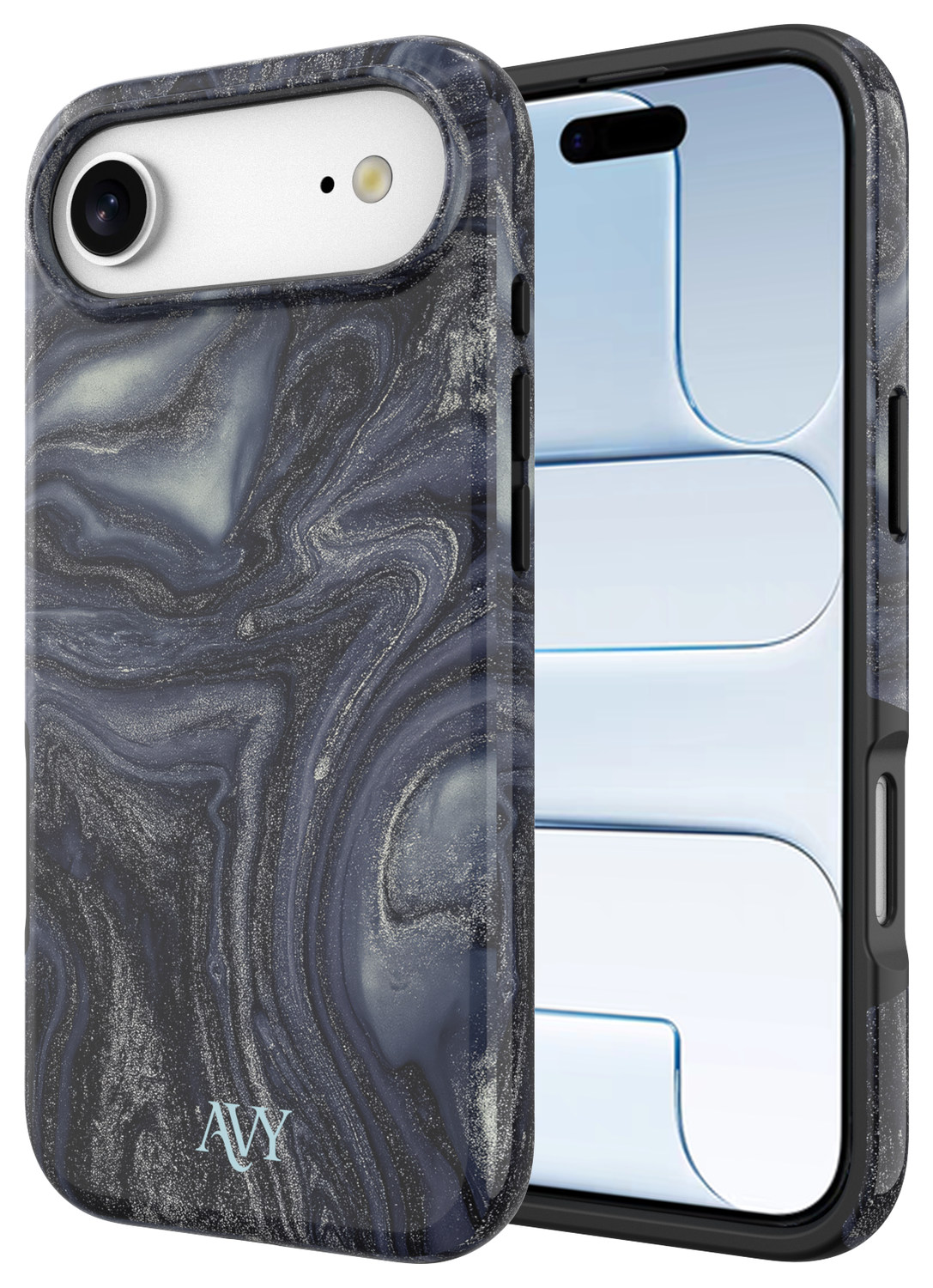 AVY Apple iPhone Air Hoesje MagSafe Back Cover Obscura Blue afbeelding 14