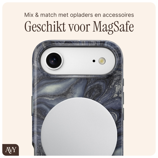 AVY Apple iPhone Air Hoesje MagSafe Back Cover Obscura Blue afbeelding 6