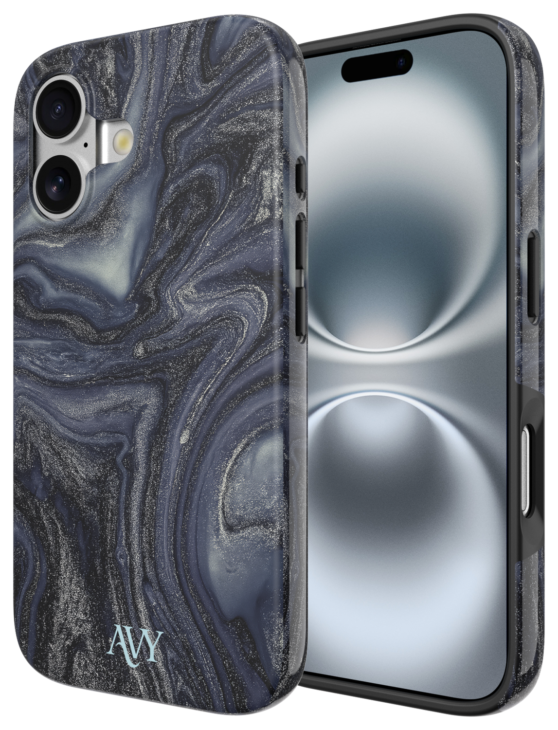 AVY Apple iPhone 16 Hoesje MagSafe Back Cover - Obscura Blue afbeelding 14