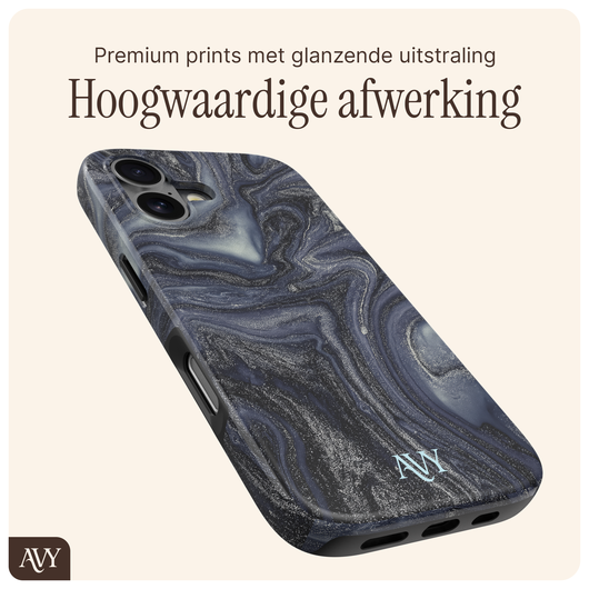 AVY Apple iPhone 16 Hoesje MagSafe Back Cover - Obscura Blue afbeelding 7