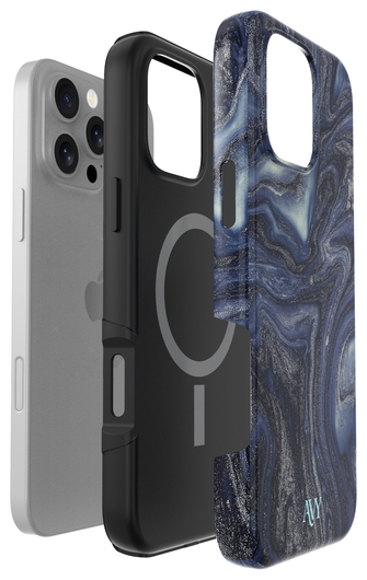 AVY Apple iPhone 16 Pro Hoesje MagSafe Back Cover - Obscura Blue afbeelding 16