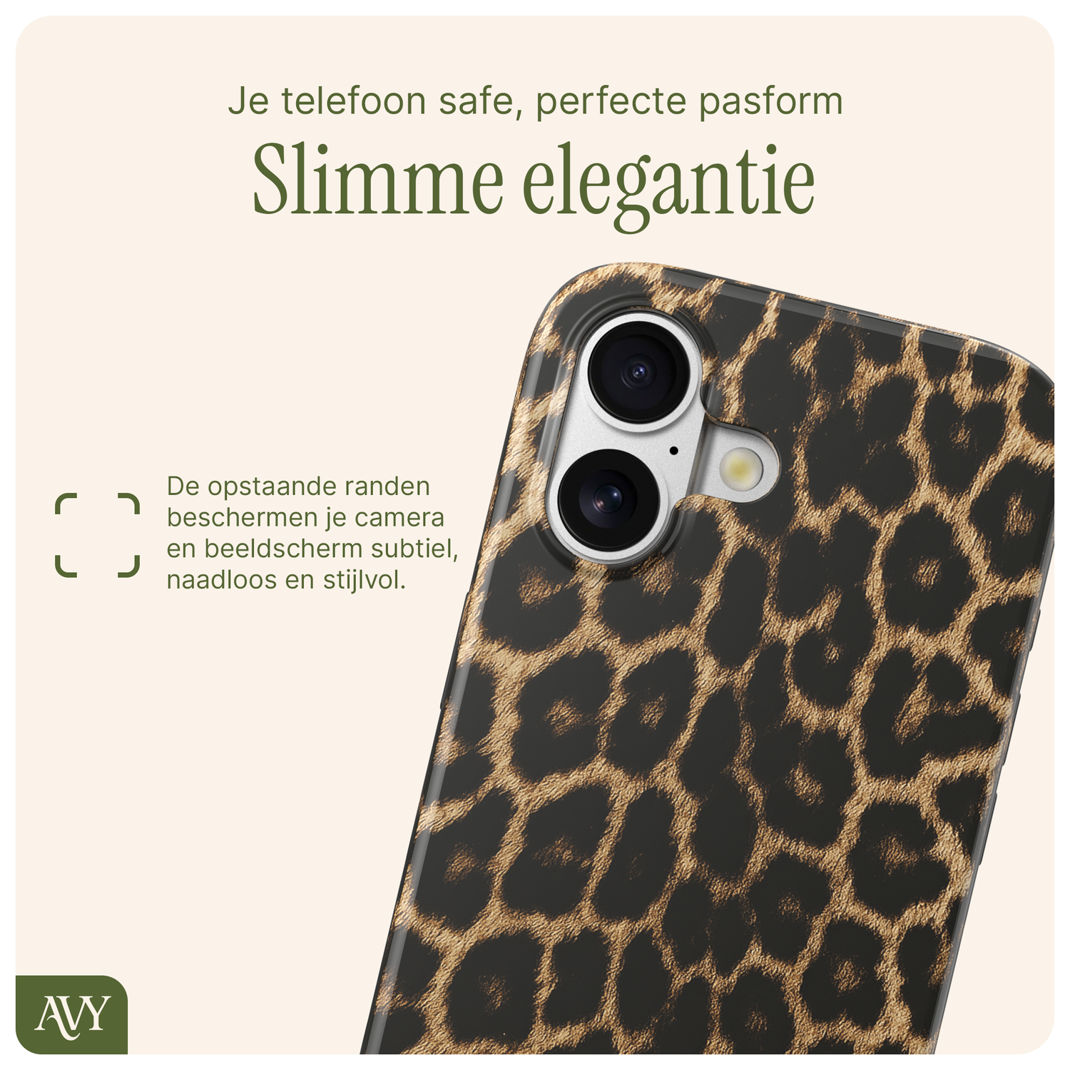 AVY Apple iPhone 17 Hoesje MagSafe Back Cover - Panthera Chic afbeelding 8