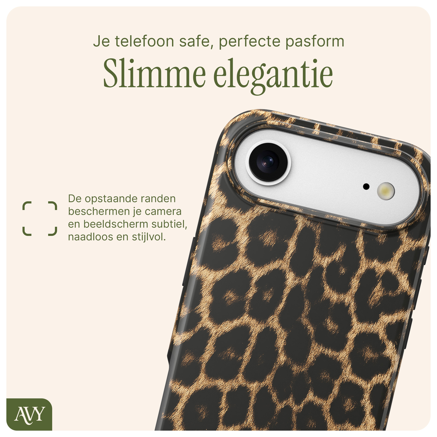 AVY Apple iPhone Air Hoesje MagSafe Back Cover - Panthera Chic afbeelding 8