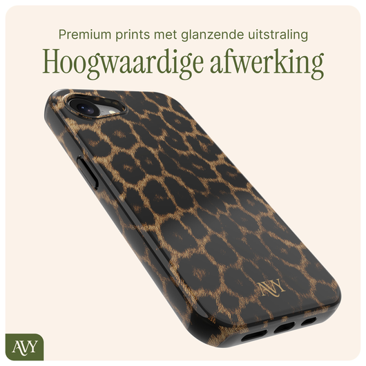 AVY Apple iPhone 16e Hoesje MagSafe Back Cover Panthera Chic afbeelding 10