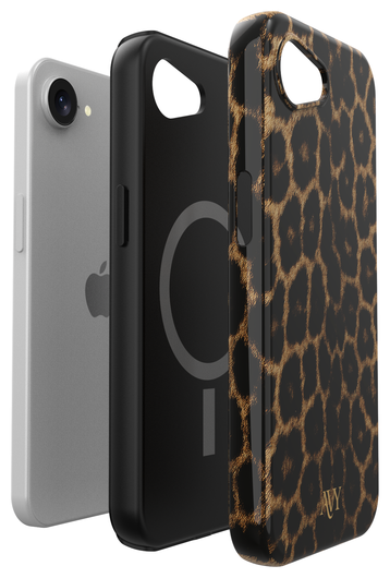 AVY Apple iPhone 16e Hoesje MagSafe Back Cover Panthera Chic afbeelding 18
