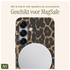 AVY Samsung Galaxy S24 Hoesje MagSafe Back Cover Panthera Chic afbeelding 7