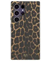 AVY Samsung Galaxy S24 Ultra Hoesje MagSafe Back Cover Panthera Chic afbeelding