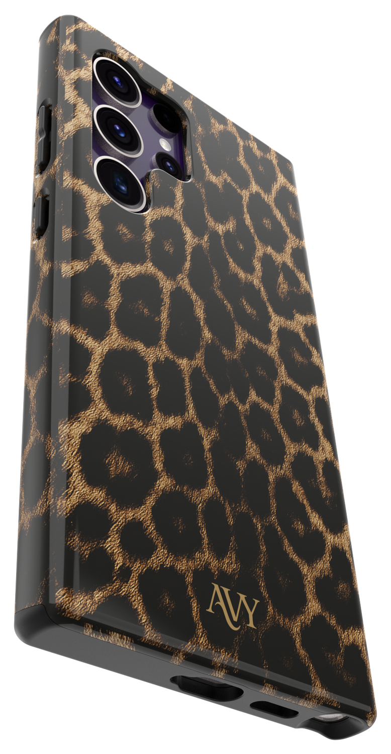 AVY Samsung Galaxy S24 Ultra Hoesje MagSafe Back Cover Panthera Chic afbeelding 10