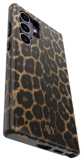 AVY Samsung Galaxy S24 Ultra Hoesje MagSafe Back Cover Panthera Chic afbeelding 10