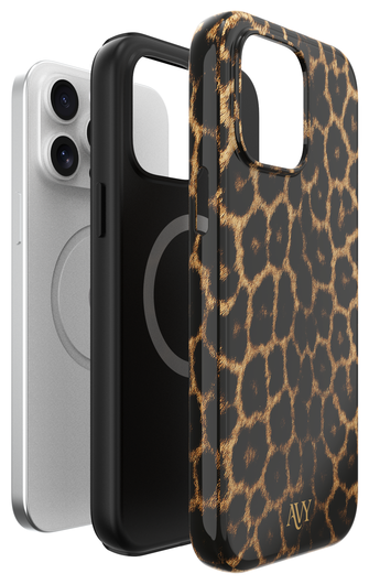 AVY Apple iPhone 15 Pro Max Hoesje MagSafe Back Cover Panthera Chic afbeelding 16