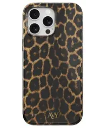 AVY Apple iPhone 12 / 12 Pro Hoesje MagSafe Back Cover Panthera Chic afbeelding