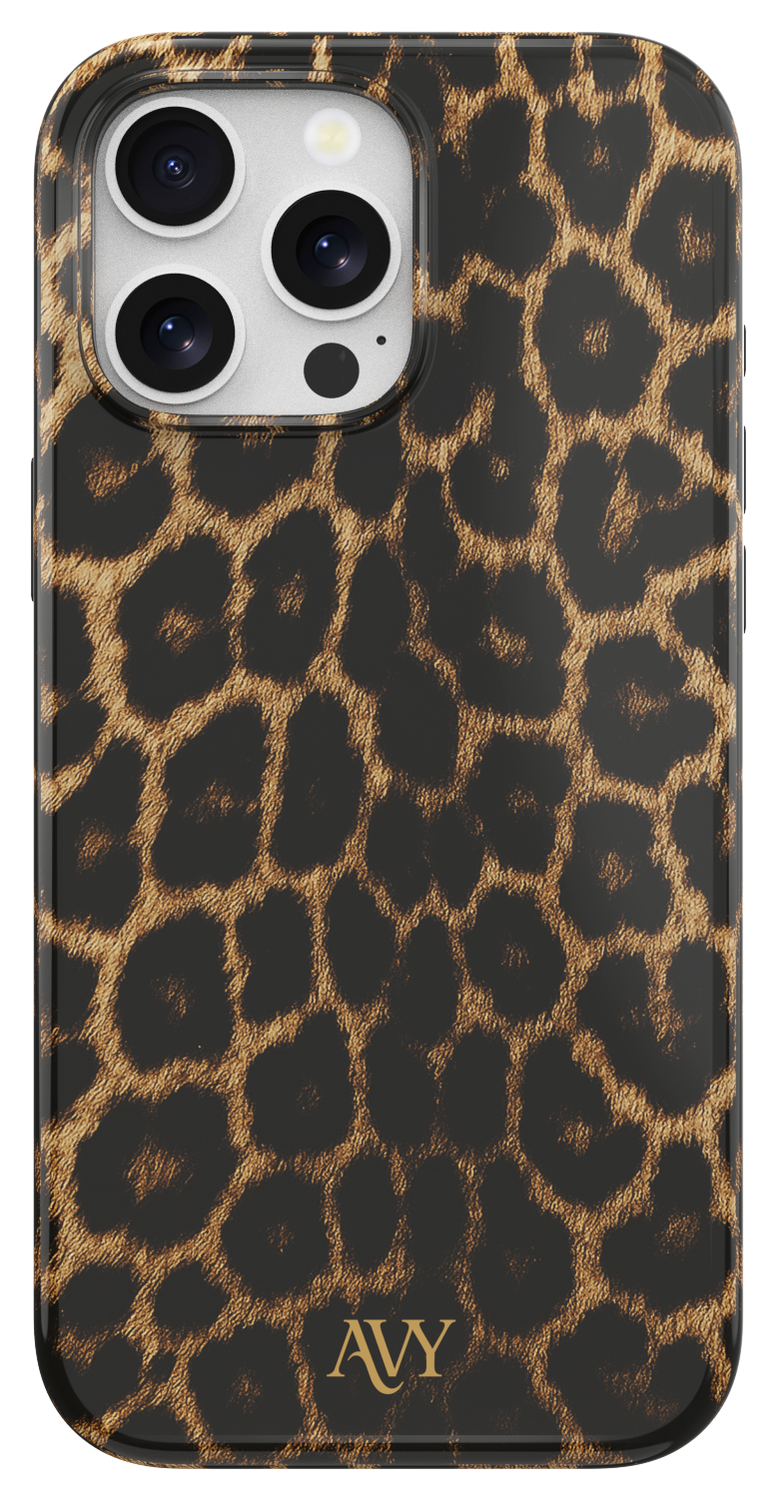 AVY Apple iPhone 12 / 12 Pro Hoesje MagSafe Back Cover Panthera Chic afbeelding 1