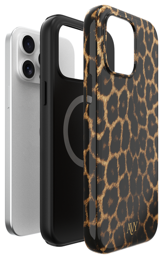 AVY Apple iPhone 12 / 12 Pro Hoesje MagSafe Back Cover Panthera Chic afbeelding 16