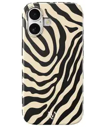 AVY Apple iPhone 17 Hoesje MagSafe Back Cover - Serengeti Zebra afbeelding
