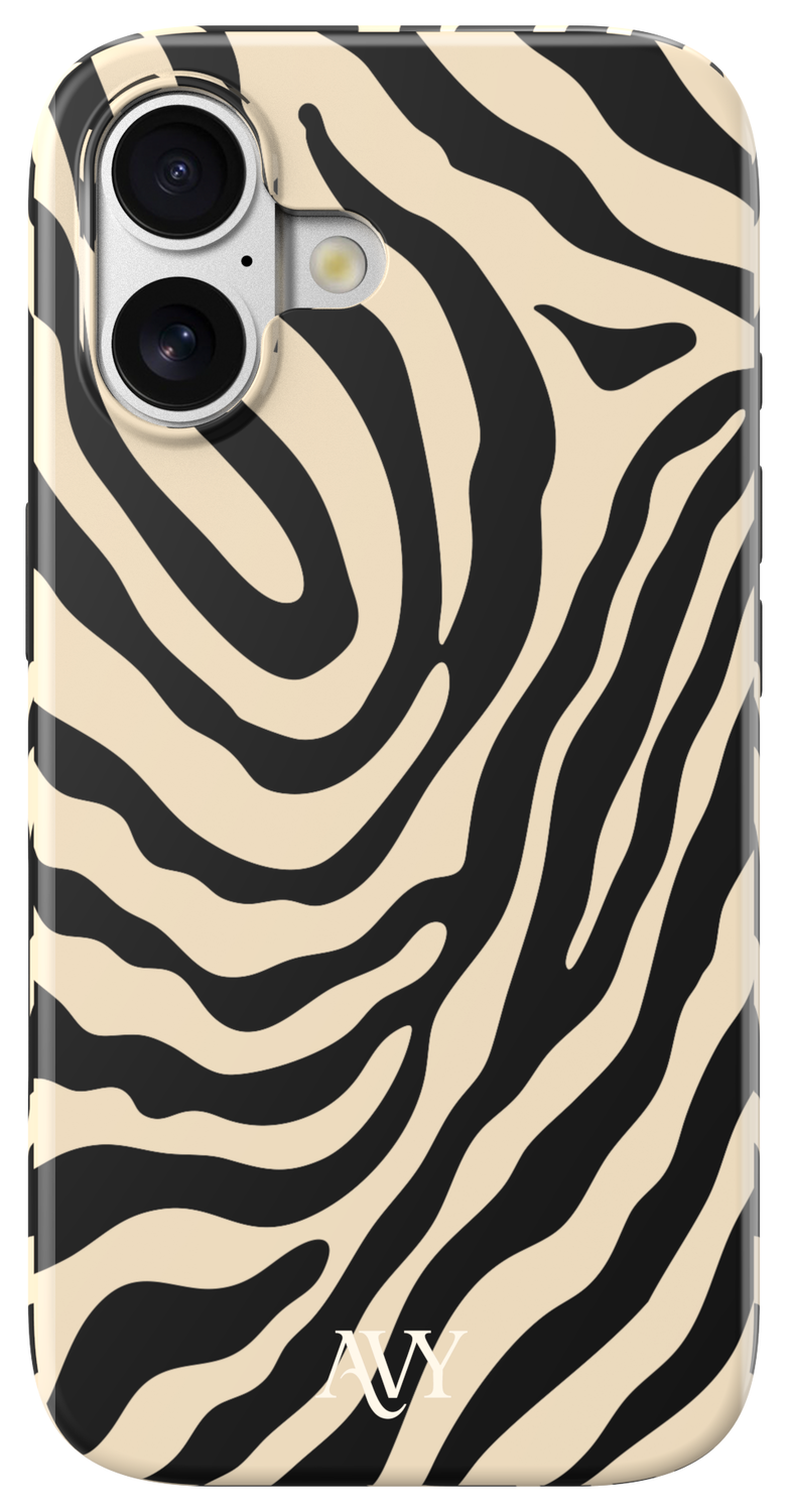 AVY Apple iPhone 17 Hoesje MagSafe Back Cover - Serengeti Zebra afbeelding 1
