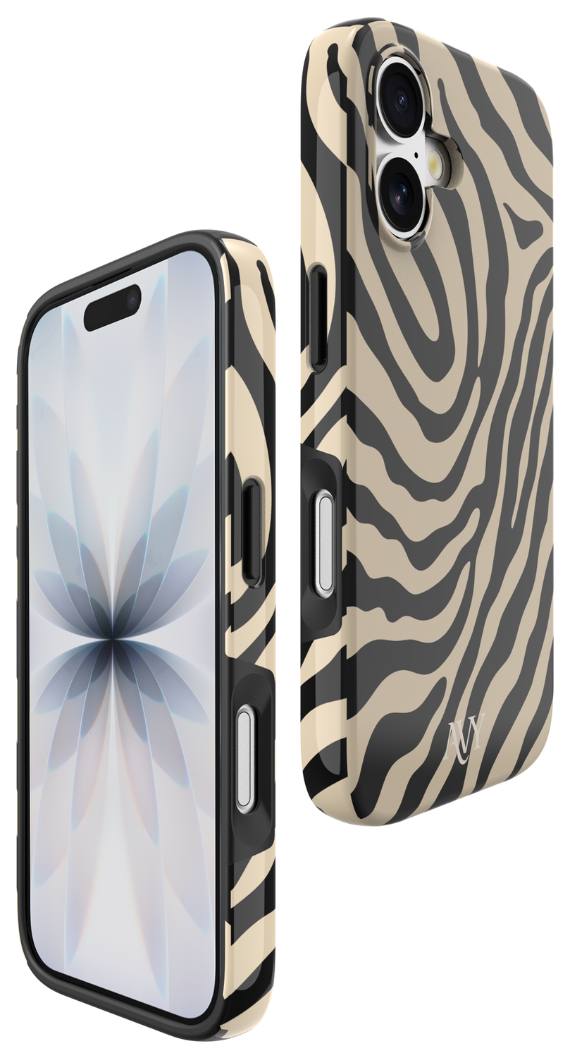 AVY Apple iPhone 17 Hoesje MagSafe Back Cover - Serengeti Zebra afbeelding 9