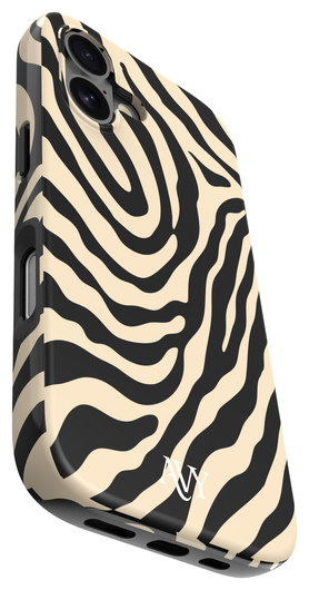 AVY Apple iPhone 17 Hoesje MagSafe Back Cover - Serengeti Zebra afbeelding 6