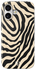 AVY Apple iPhone 17 Hoesje MagSafe Back Cover - Serengeti Zebra afbeelding 1