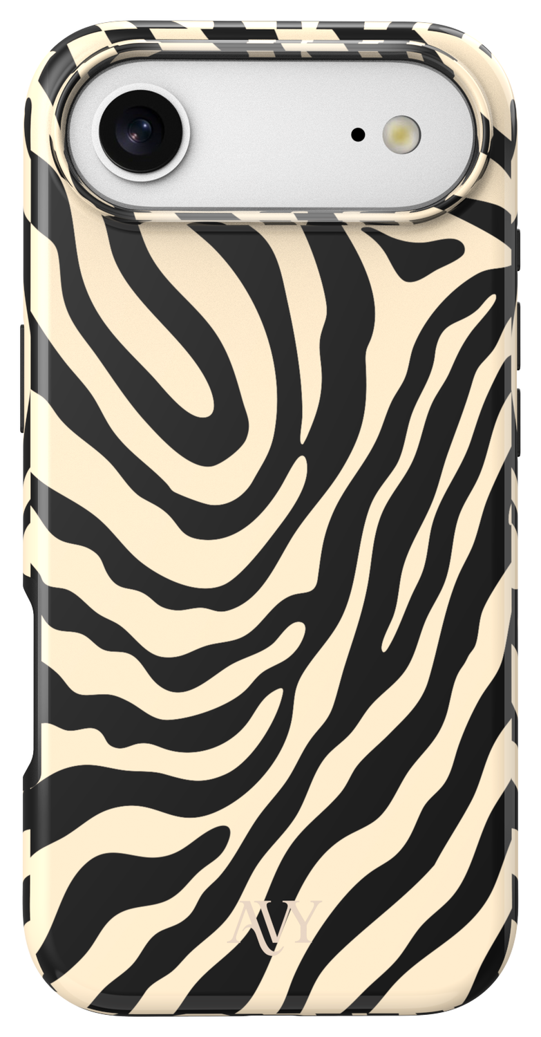AVY Apple iPhone Air Hoesje MagSafe Back Cover - Serengeti Zebra afbeelding 1