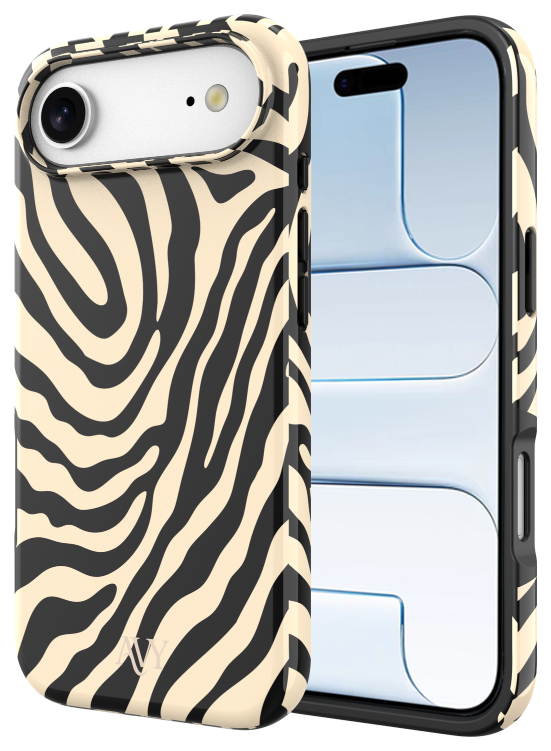 AVY Apple iPhone Air Hoesje MagSafe Back Cover - Serengeti Zebra afbeelding 6