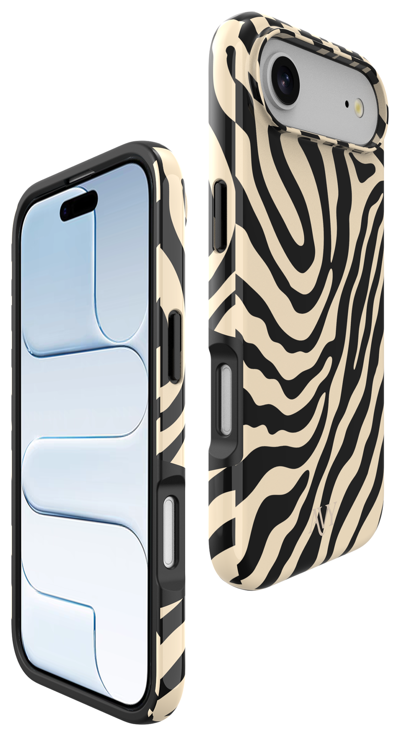 AVY Apple iPhone Air Hoesje MagSafe Back Cover - Serengeti Zebra afbeelding 7