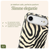 AVY Apple iPhone Air Hoesje MagSafe Back Cover - Serengeti Zebra afbeelding 5