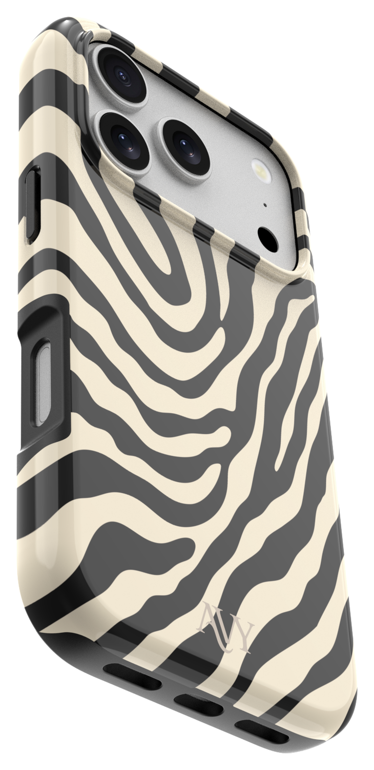 AVY Apple iPhone 17 Pro Max Hoesje MagSafe Back Cover - Serengeti Zebra afbeelding 6