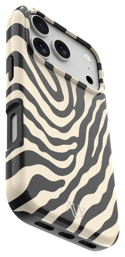 AVY Apple iPhone 17 Pro Max Hoesje MagSafe Back Cover - Serengeti Zebra afbeelding 6
