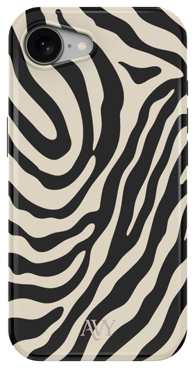 AVY Apple iPhone 16e Hoesje MagSafe Back Cover Serengeti Zebra afbeelding 1