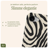 AVY Apple iPhone 16e Hoesje MagSafe Back Cover Serengeti Zebra afbeelding 8