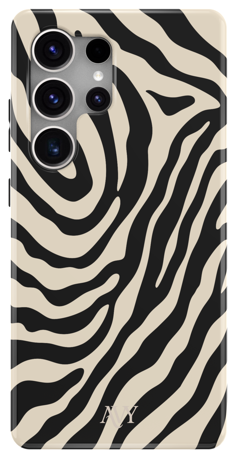 AVY Samsung Galaxy S25 Ultra Hoesje MagSafe Back Cover Serengeti Zebra afbeelding 1