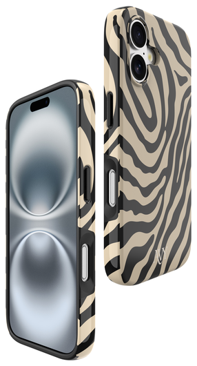 AVY Apple iPhone 16 Hoesje MagSafe Back Cover Serengeti Zebra afbeelding 13