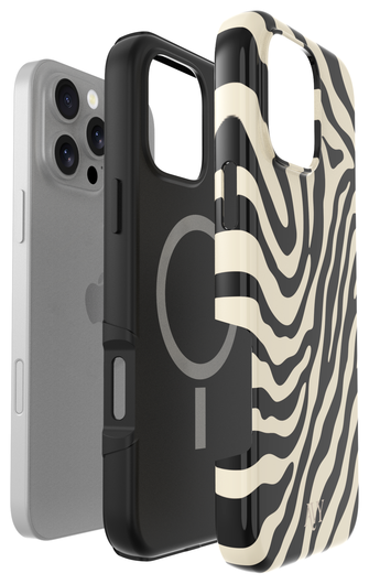 AVY Apple iPhone 16 Pro Max Hoesje MagSafe Back Cover Serengeti Zebra afbeelding 16