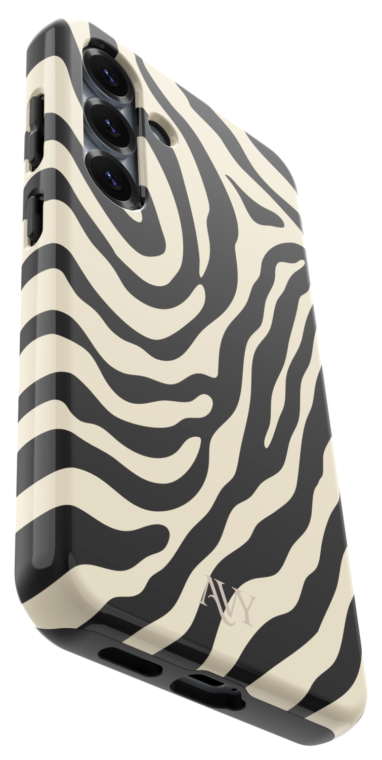 AVY Samsung Galaxy S24 Hoesje MagSafe Back Cover Serengeti Zebra afbeelding 14