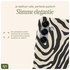 AVY Samsung Galaxy S24 Hoesje MagSafe Back Cover Serengeti Zebra afbeelding 8