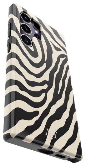 AVY Samsung Galaxy S24 Ultra Hoesje MagSafe Back Cover Serengeti Zebra afbeelding 15