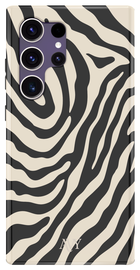 AVY Samsung Galaxy S24 Ultra Hoesje MagSafe Back Cover Serengeti Zebra