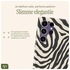 AVY Samsung Galaxy S24 Ultra Hoesje MagSafe Back Cover Serengeti Zebra afbeelding 8
