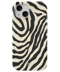 AVY Apple iPhone 15 Hoesje MagSafe Back Cover Serengeti Zebra afbeelding