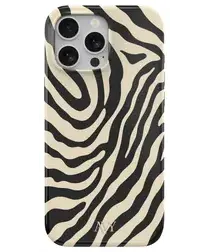 AVY Apple iPhone 15 Pro Hoesje MagSafe Back Cover Serengeti Zebra afbeelding