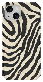 AVY Apple iPhone 14 / 13 Hoesje MagSafe Back Cover Serengeti Zebra