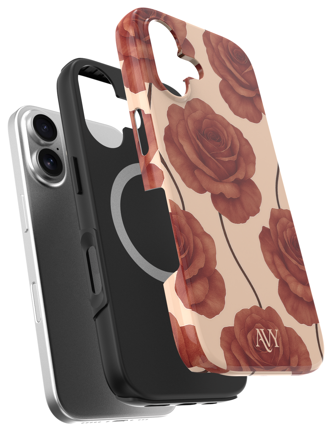 AVY Apple iPhone 17 Hoesje MagSafe Back Cover - Botanique Roses afbeelding 13