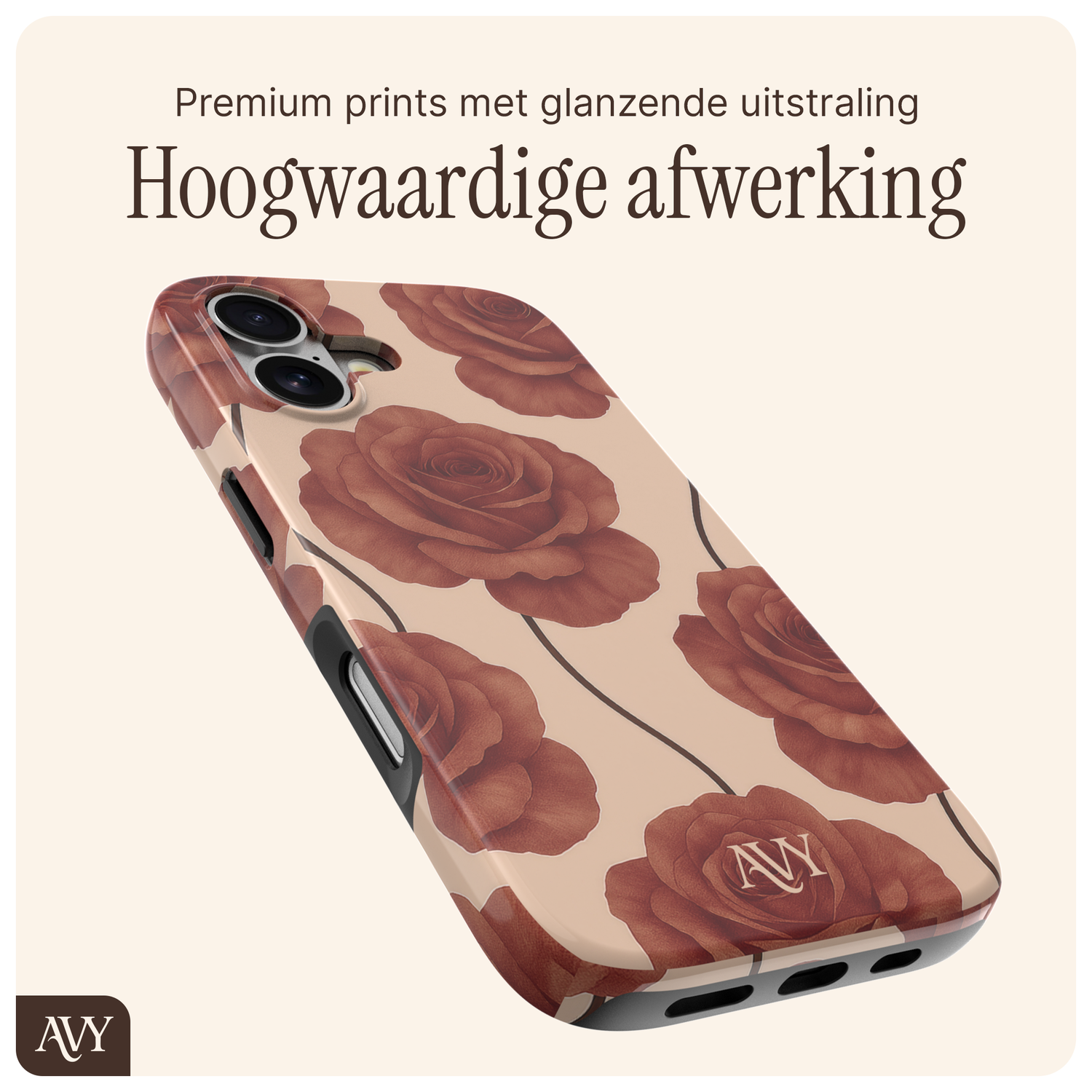 AVY Apple iPhone 17 Hoesje MagSafe Back Cover - Botanique Roses afbeelding 5