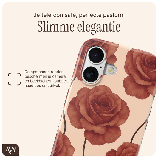 AVY Apple iPhone 17 Hoesje MagSafe Back Cover - Botanique Roses afbeelding 4