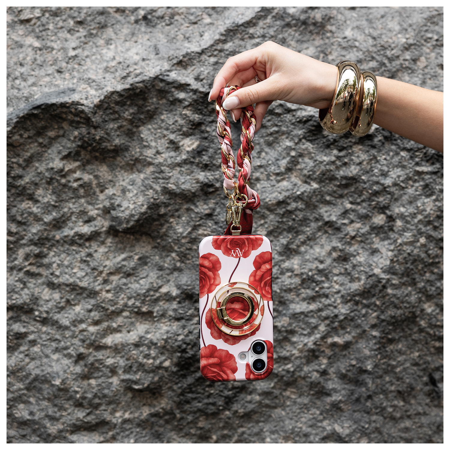 AVY Apple iPhone Air Hoesje MagSafe Back Cover - Botanique Roses afbeelding 2