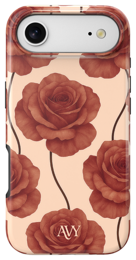 AVY Apple iPhone Air Hoesje MagSafe Back Cover - Botanique Roses afbeelding 1