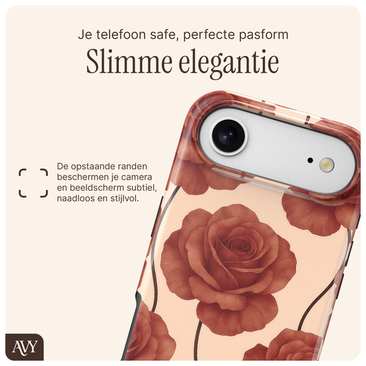 AVY Apple iPhone Air Hoesje MagSafe Back Cover - Botanique Roses afbeelding 9