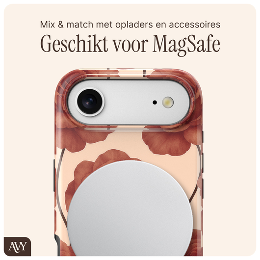 AVY Apple iPhone Air Hoesje MagSafe Back Cover - Botanique Roses afbeelding 7