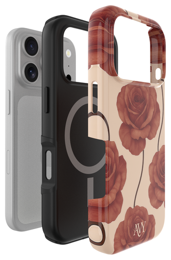 AVY Apple iPhone 17 Pro Max Hoesje MagSafe Back Cover - Botanique Roses afbeelding 11