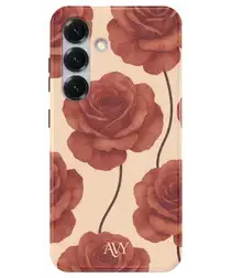 AVY Samsung Galaxy S25 Hoesje MagSafe Back Cover Botanique Roses afbeelding